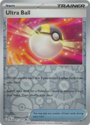 SV Paldean Fates 091/091 Ultra Ball (Reverse Holo)