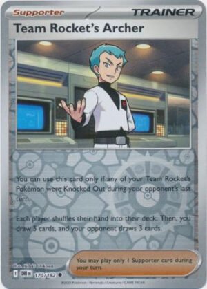 SV Destined Rivals 170/182 Team Rocket’s Archer (Reverse Holo)