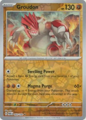 SV Paradox Rift 093/182 Groudon (Reverse Holo)