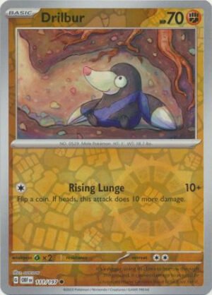 SV Obsidian Flames 111/197 Drilbur (Reverse Holo)