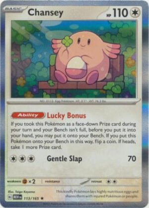 Scarlet & Violet 151 113/165 Chansey (Holo)