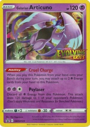 Sword & Shield Promo SWSH123 Galarian Articuno (STAFF)
