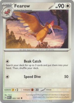 Scarlet & Violet 151 022/165 Fearow