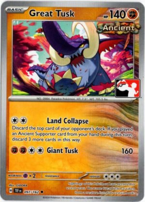 SV Temporal Forces 097/162 Great Tusk (Prize Pack League Promo Non-Holo)