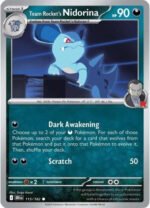 SV Destined Rivals 115/182 Team Rocket's Nidorina