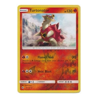 SM Burning Shadows 026/147 Turtonator (Reverse Holo)