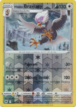 Astral Radiance 132/189 Hisuian Braviary (Reverse Holo)