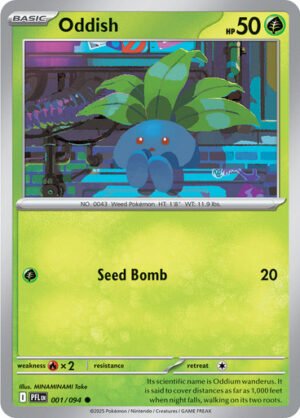 ME Phantasmal Flames 001/094 Oddish (Non-Holo)