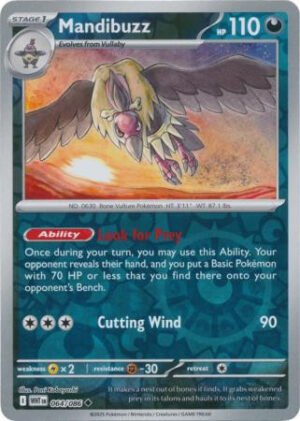 SV White Flare 064/086 Mandibuzz (Reverse Holo)