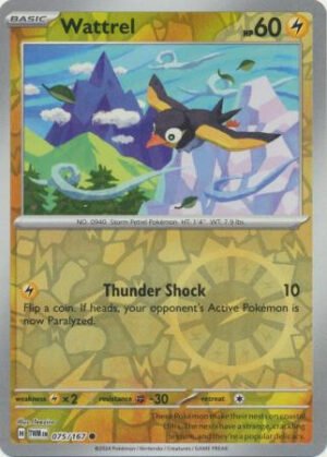 SV Twilight Masquerade 075/167 Wattrel (Reverse Holo)