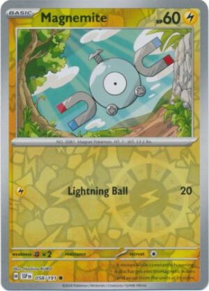 SV Surging Sparks 058/191 Magnemite (Reverse Holo)