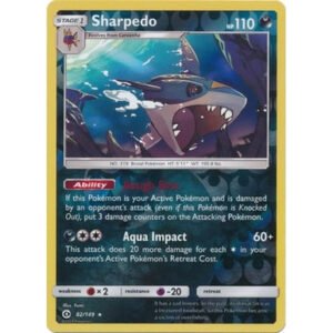 Sun and Moon (Base Set) 82/149 Sharpedo (Reverse Holo)