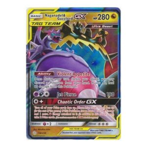 SM Cosmic Eclipse 158/236 Naganadel & Guzzlord GX (Tag Team Half Art)