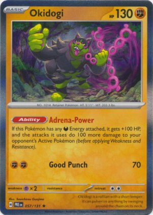 SV Prismatic Evolutions 057/131 Okidogi (Holo)