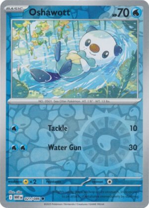 SV White Flare 021/086 Oshawott (Reverse Holo)