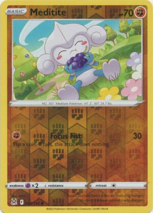 SWSH Lost Origin 099/196 Meditite (Reverse Holo)