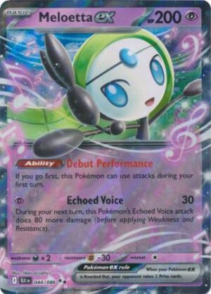 SV Black Bolt 044/086 Meloetta ex (Half Art)