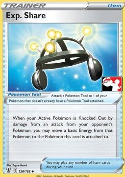 Battle Styles 126/163 Exp. Share (Prize Pack League Promo Non-Holo)
