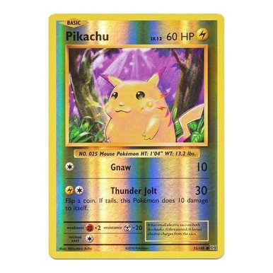 XY Evolutions 35/108 Pikachu (Reverse Holo)