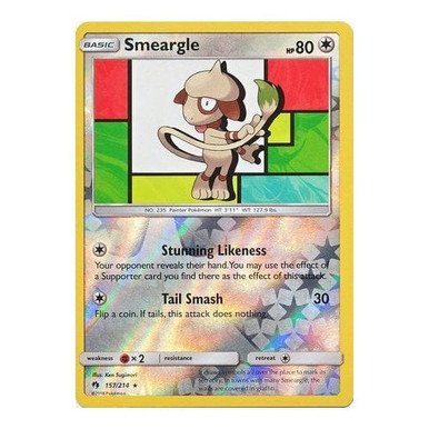SM Lost Thunder 157/214 Smeargle (Reverse Holo)