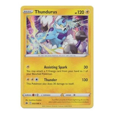 Chilling Reign 052/198 Thundurus (Holo)