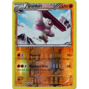 XY Base Set 66/146 Gurdurr (Reverse Holo)