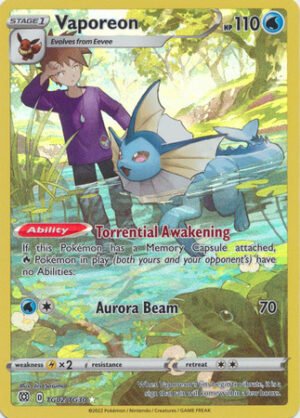 Brilliant Stars TG02/TG30 Vaporeon (Full Art)