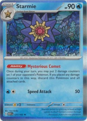 Scarlet & Violet 151 121/165 Starmie (Holo)