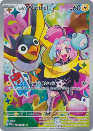 ME Ascended Heroes 231/217 Iono's Wattrel (Illustration Rare)