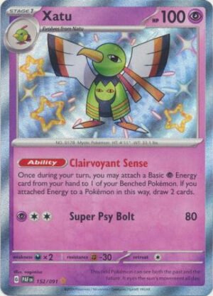 SV Paldean Fates 152/091 Xatu (Holo Shiny)