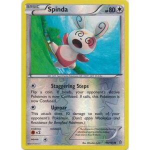 XY Primal Clash 115/160 Spinda (Reverse Holo)