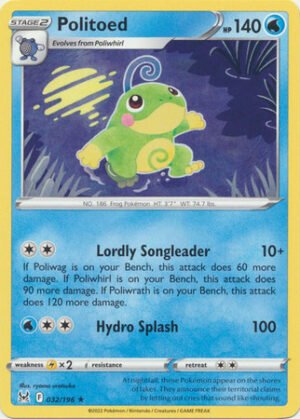 SWSH Lost Origin 032/196 Politoed