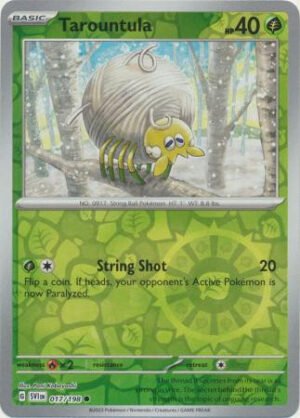 Scarlet & Violet (Base Set) 017/198 Tarountula (Reverse Holo)