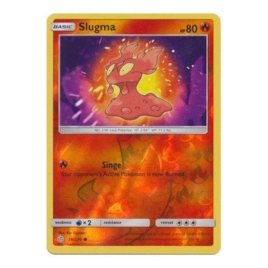SM Cosmic Eclipse 026/236 Slugma (Reverse Holo)