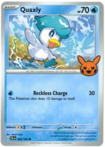 SV Paldea Evolved 050/193 Quaxly (Pikachu Pumpkin Stamp)
