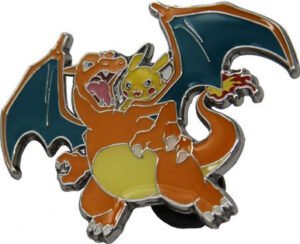 Charizard and Pikachu Pin Badge
