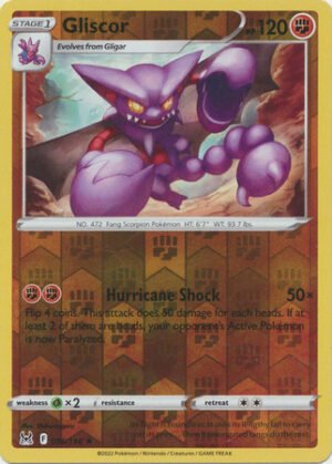 SWSH Lost Origin 096/196 Gliscor (Reverse Holo)
