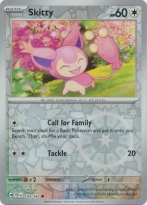 SV Temporal Forces 130/162 Skitty (Reverse Holo)