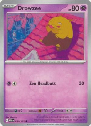 Scarlet & Violet 151 096/165 Drowzee