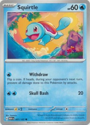 Scarlet & Violet 151 007/165 Squirtle