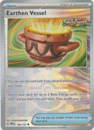 SV Prismatic Evolutions 106/131 Earthen Vessel (POKE BALL Pattern Holo)
