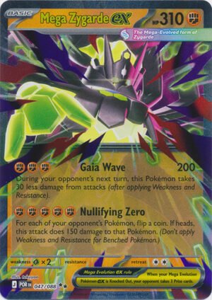 ME Perfect Order 047/088 Mega Zygarde ex (Half Art)