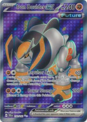 SV Temporal Forces 192/162 Iron Boulder ex (Full Art)