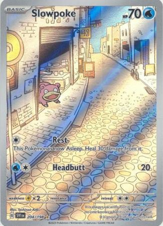 Scarlet & Violet (Base Set) 204/198 Slowpoke (Illustration Rare)