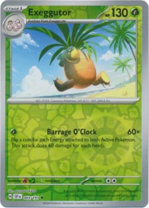 SV Surging Sparks 003/191 Exeggutor (Reverse Holo)
