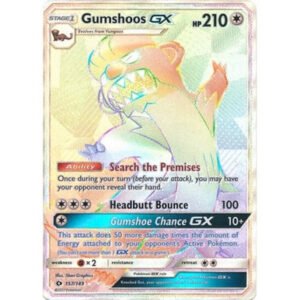 Sun and Moon (Base Set) 157/149 Gumshoos GX (Hyper Rare)