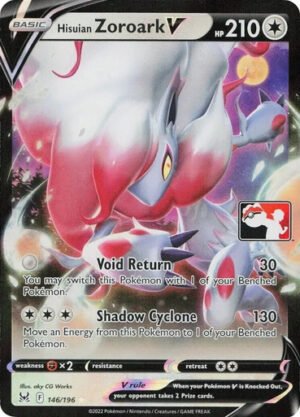 SWSH Lost Origin 146/196 Hisuian Zoroark V (Prize Pack League Promo)