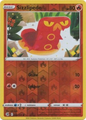 Fusion Strike 046/264 Sizzlipede (Reverse Holo)