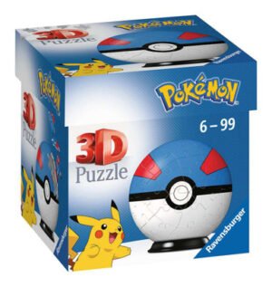 Pokemon Great Ball 3D Jigsaw Puzzle (54 piece)