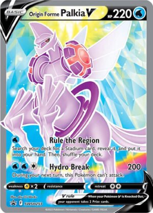 Sword & Shield Promo SWSH253 Origin Forme Palkia V (Full Art)